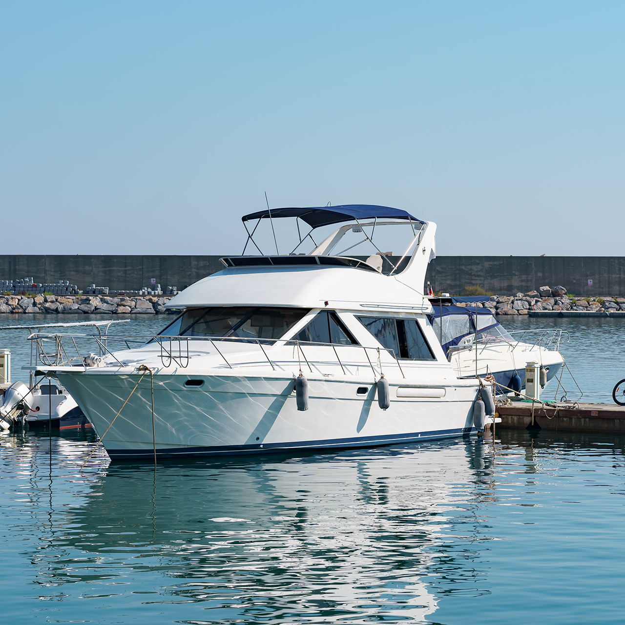 Boat in Mallorca bay