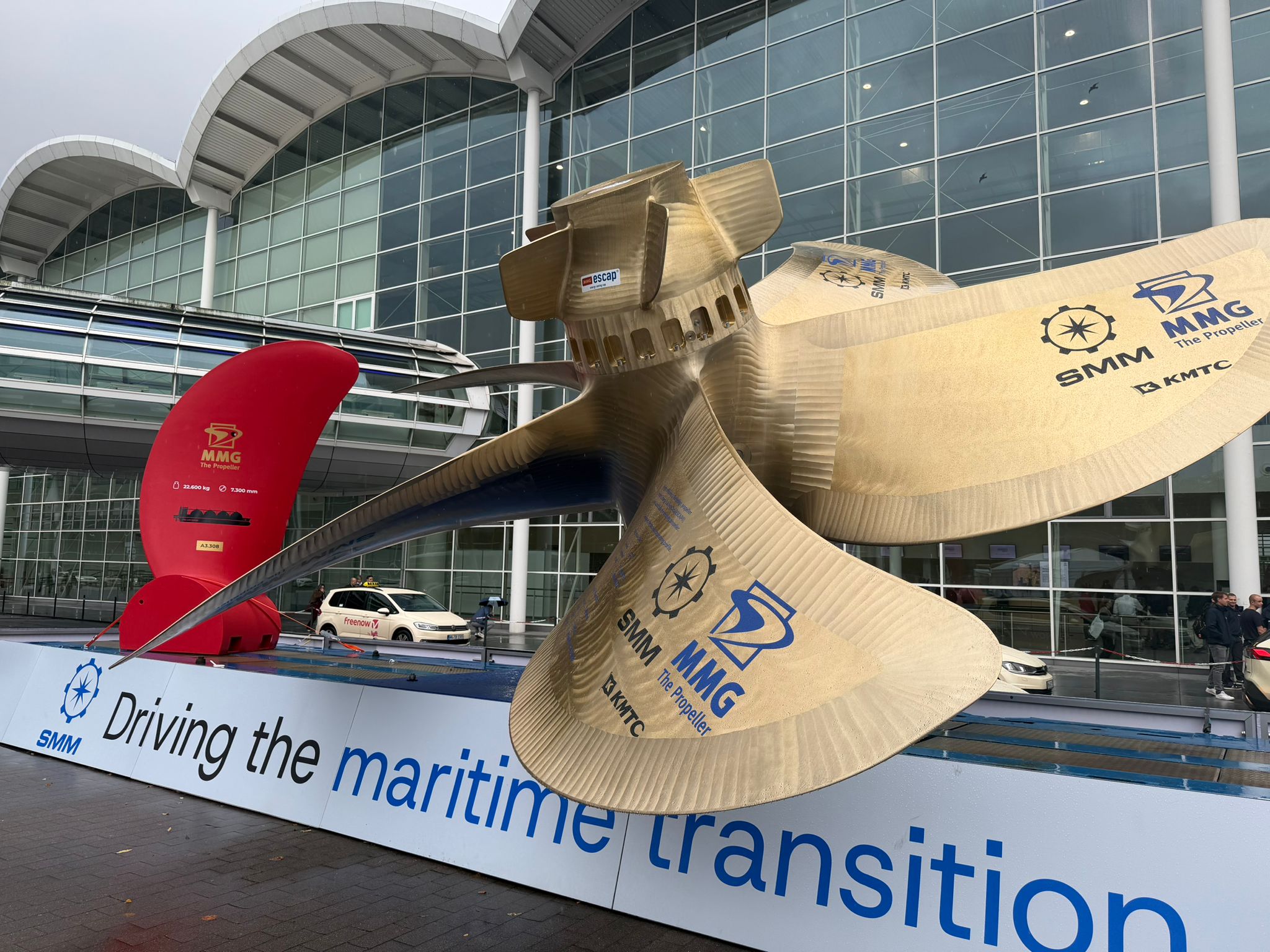 THE ENTRANCE OF SMM HAMBURG
